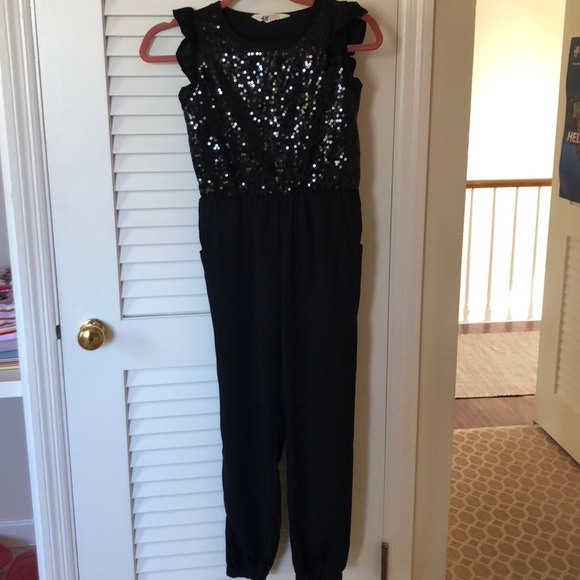 h&m sparkly jumpsuit